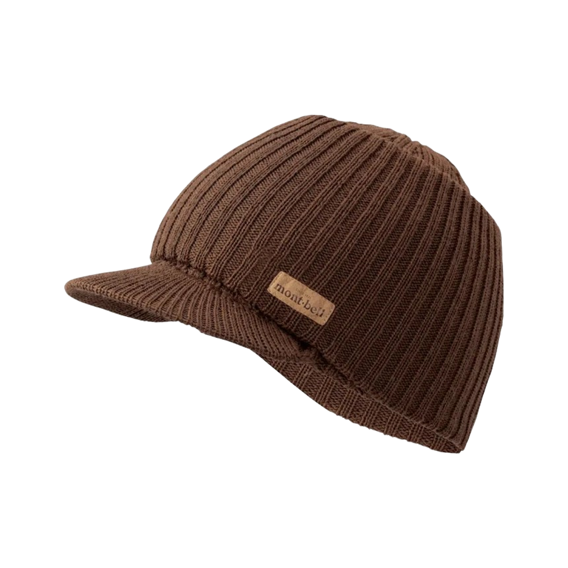 1118239 Montbell Merino Wool Knit 2-Way Cap Khaki
