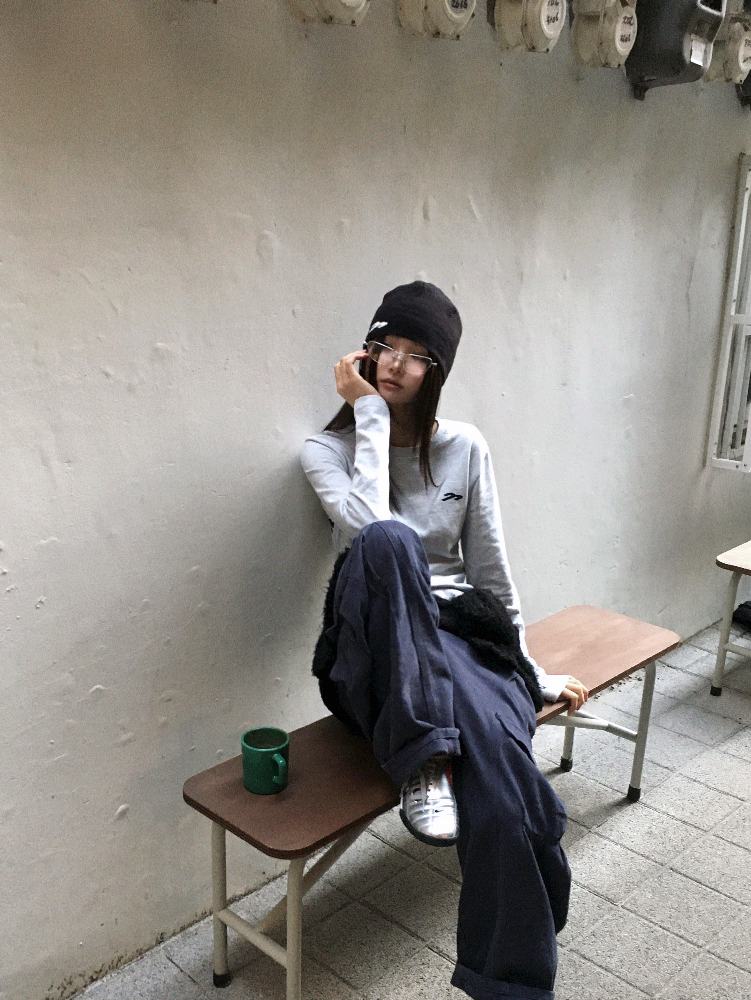 Shushu/Tong Women Metal Bowknot Glasses Silver - 25SS, (W) Nike Total 90 Metallic Silver University Red 착용 스타일 - 3