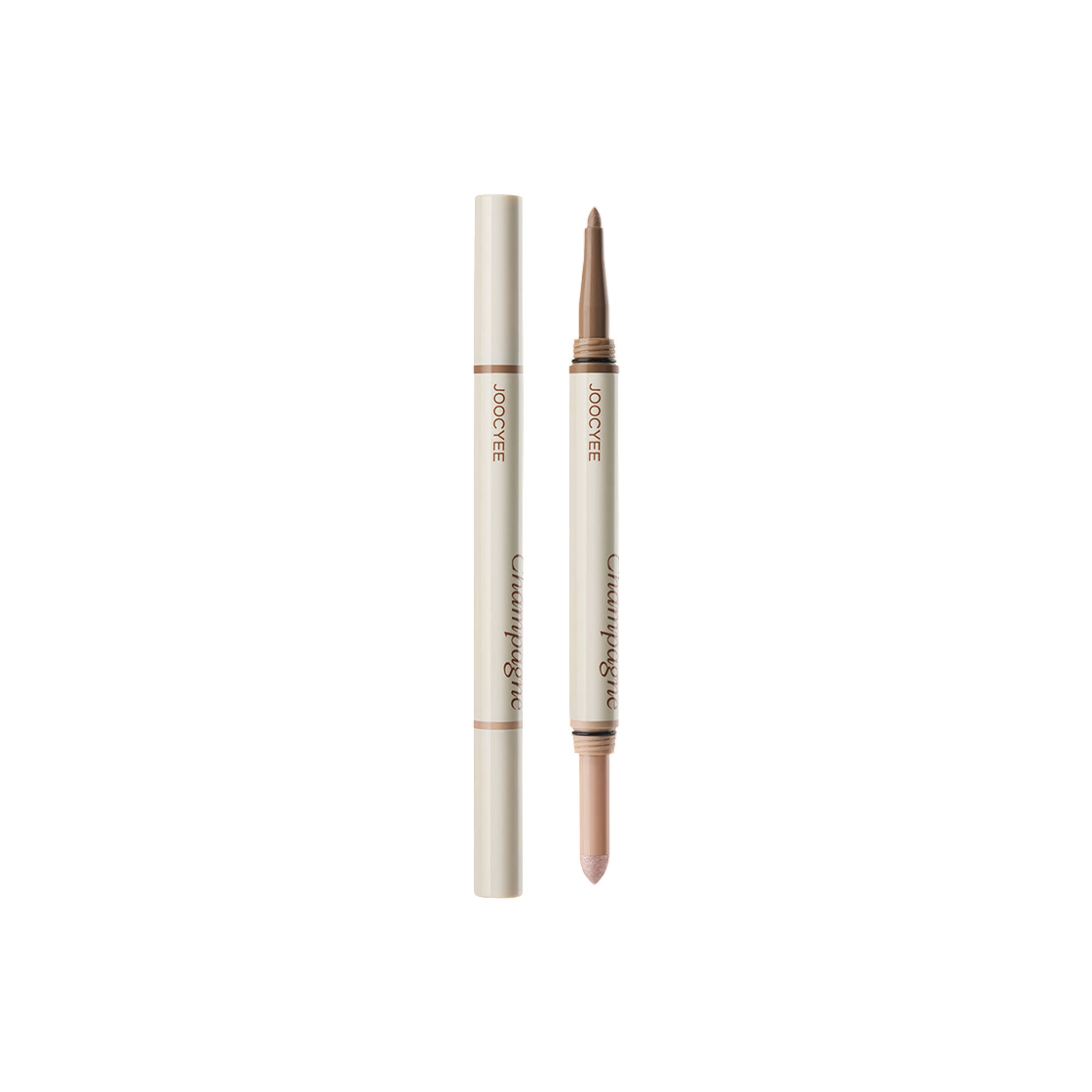 주씨 듀얼 엔디드 섀도우 앤 라이너 아이섀도우 펜 01 크러시드 샴페인(Joocyee Dual-Ended Shadow & Liner Eyeshadow Pen 01 Crushed Champagne) - 1