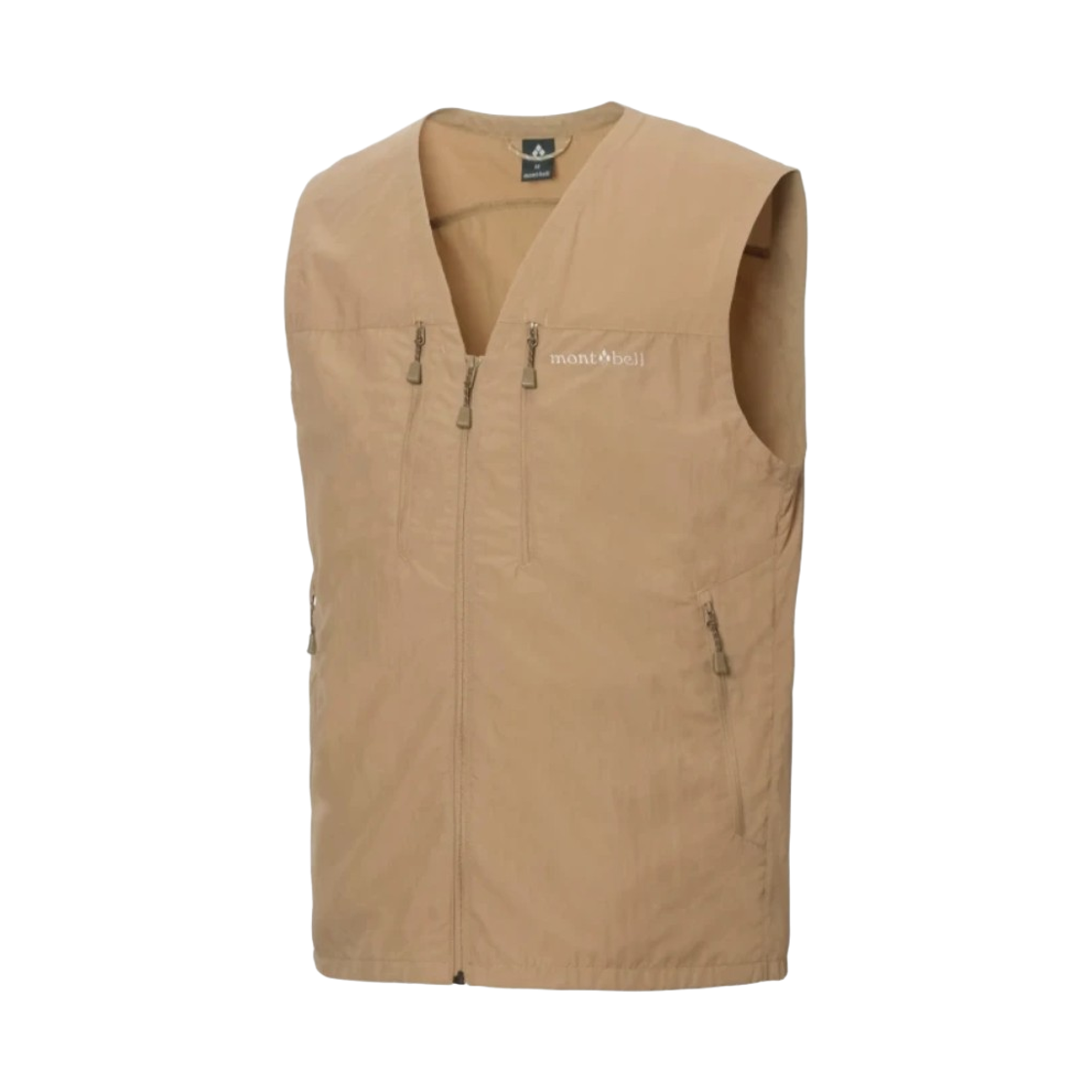 1103343 Montbell O.D. V-Neck Vest Tan