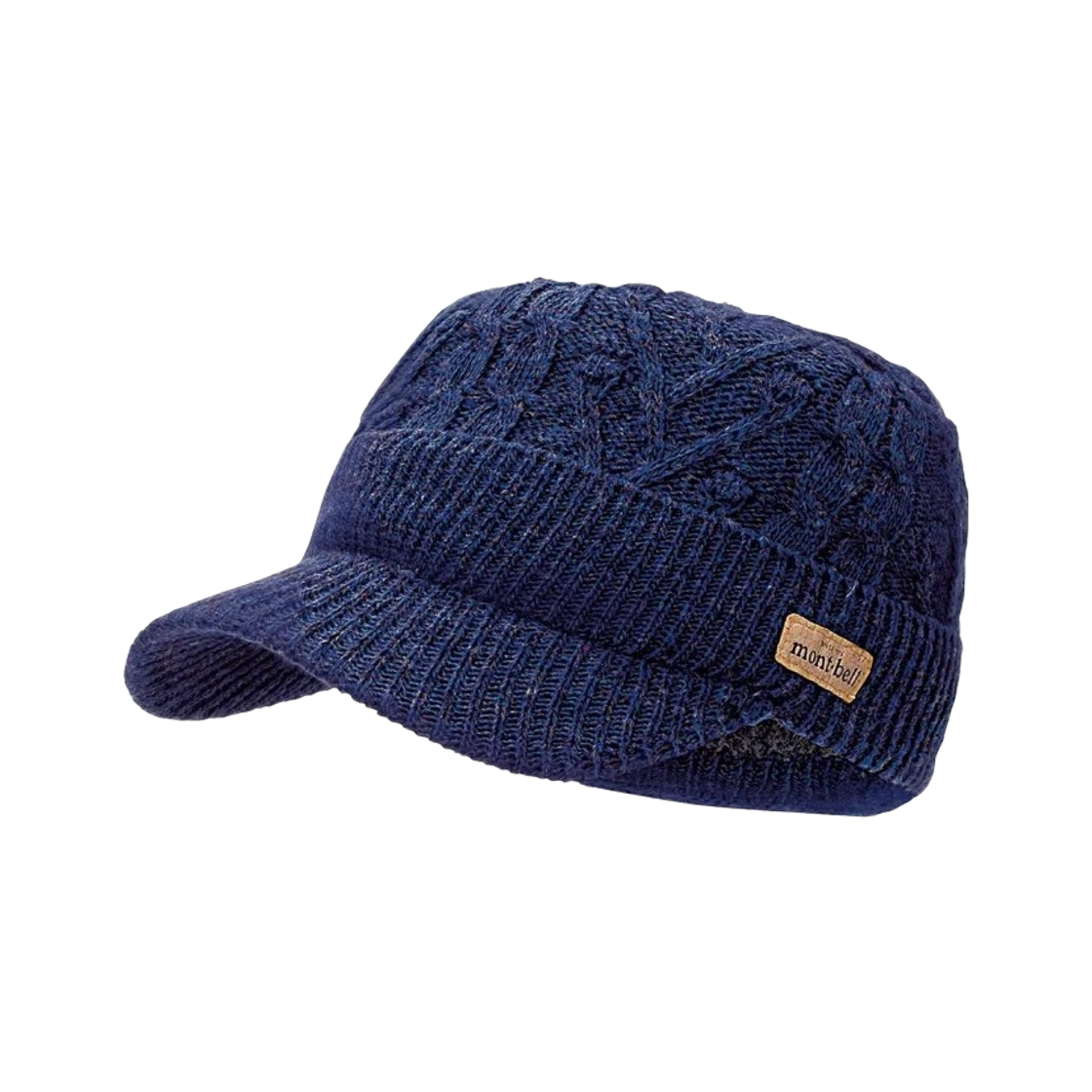 1118581 Montbell Cable Knit Work Cap Navy