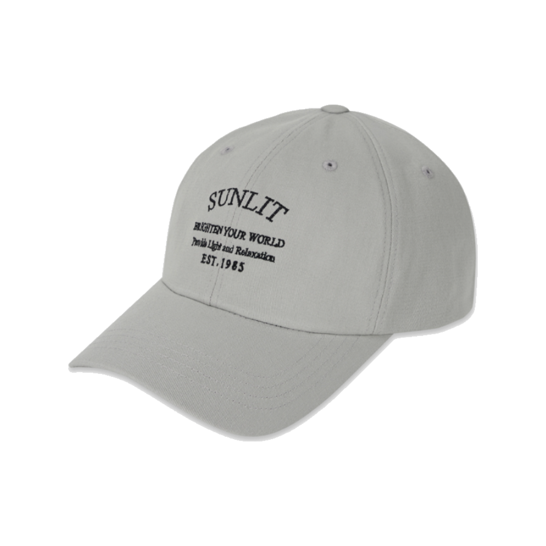SSSCA2502 SUNLIT Heritage Logo Ball Cap Gray