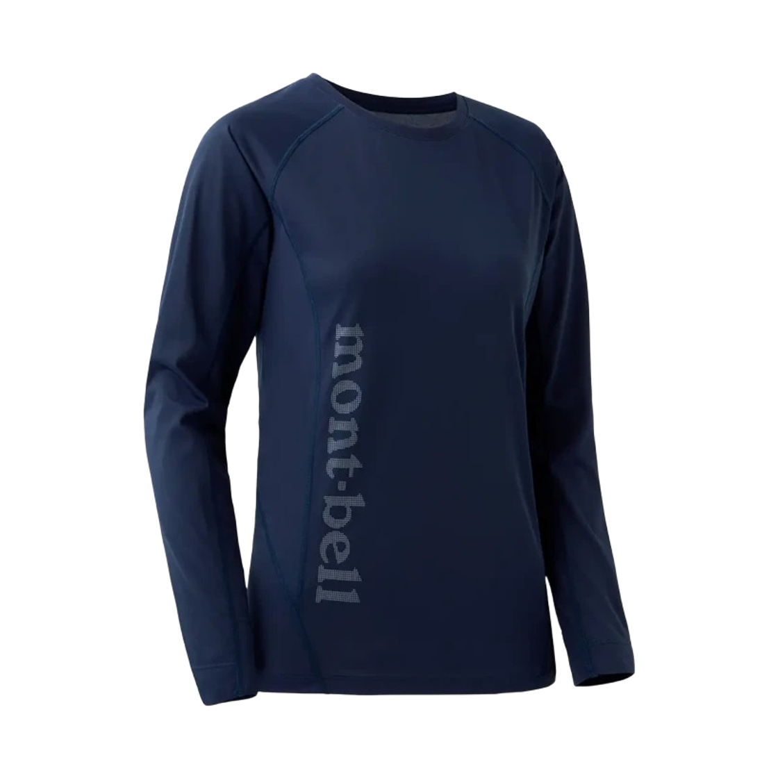 1114451 (W) Montbell Cool Light Long Sleeve T-Shirt Midnight Blue