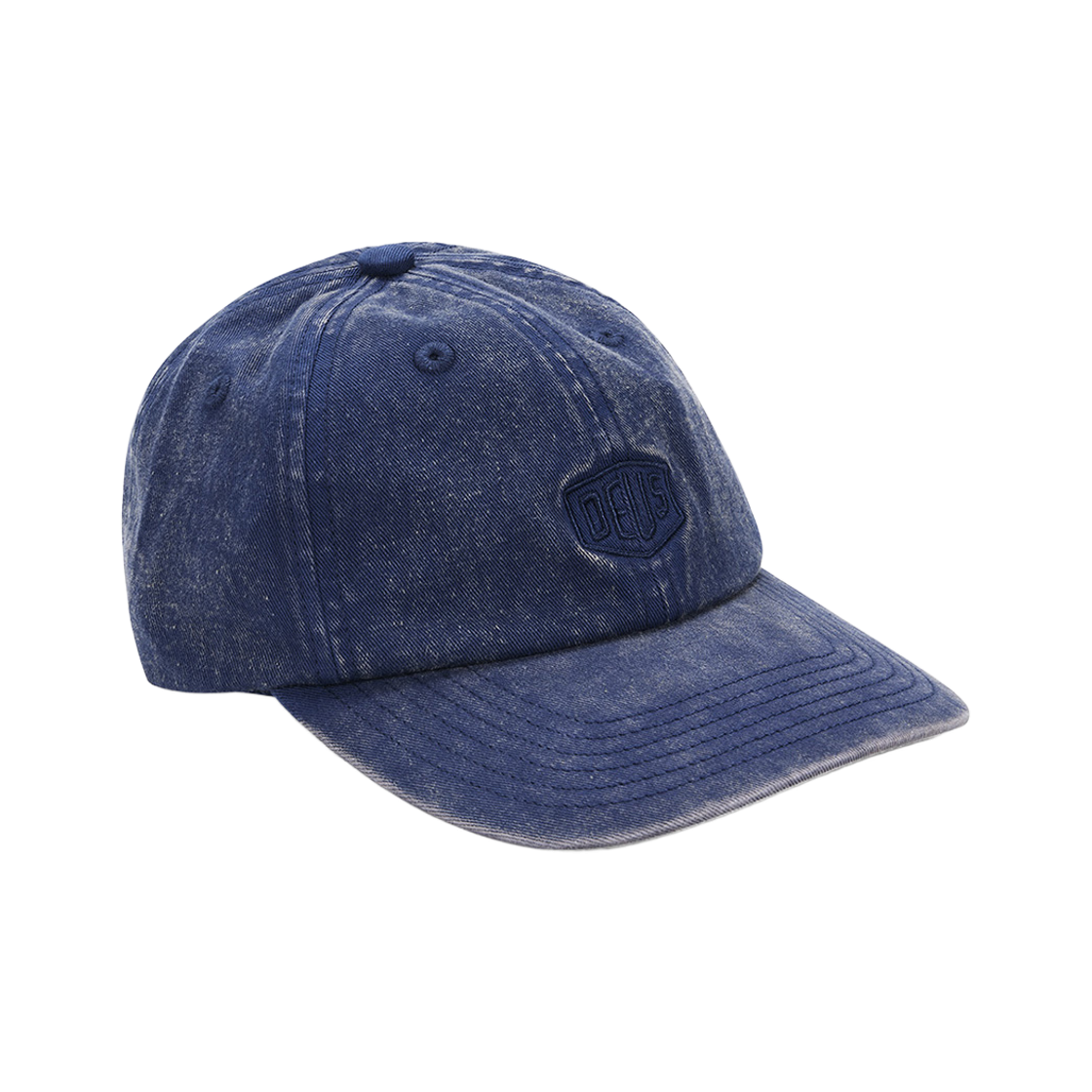 D261UHA191060 [6% 적립] Deus Ex Machina Shield Garment Dyed Dad Cap Blue