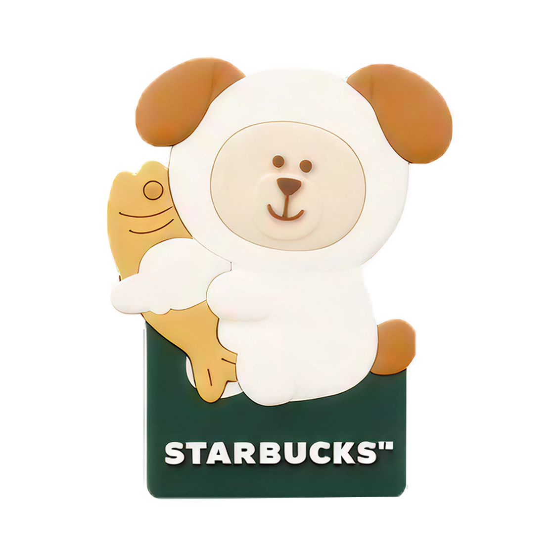 스타벅스 액막이 마그넷 강아지 (개봉 박스)(Starbucks Find Your Luck Magnet Puppy (Opened Case))