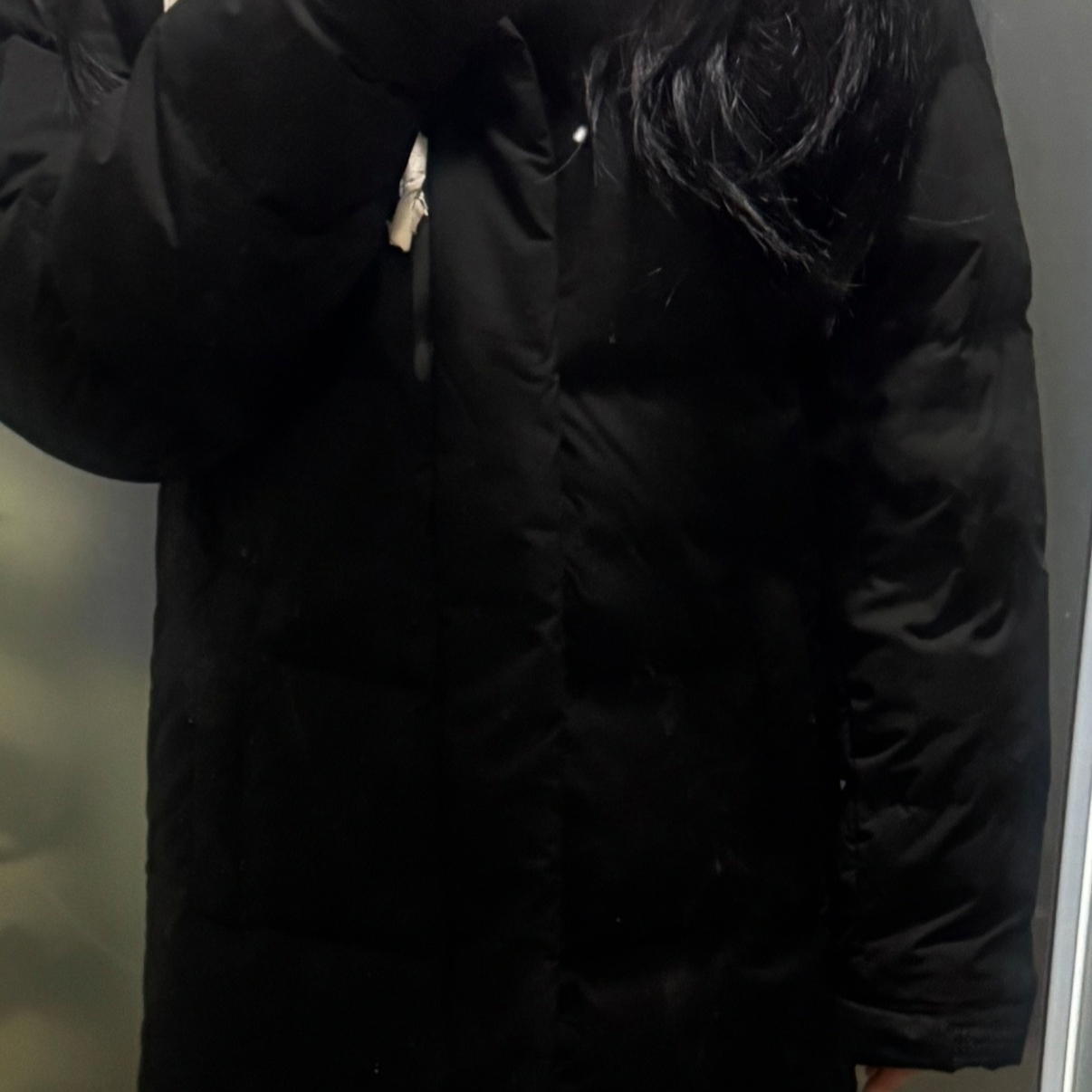 The North Face Everloft Down Coat RDS Black - 25FW 착용 스타일