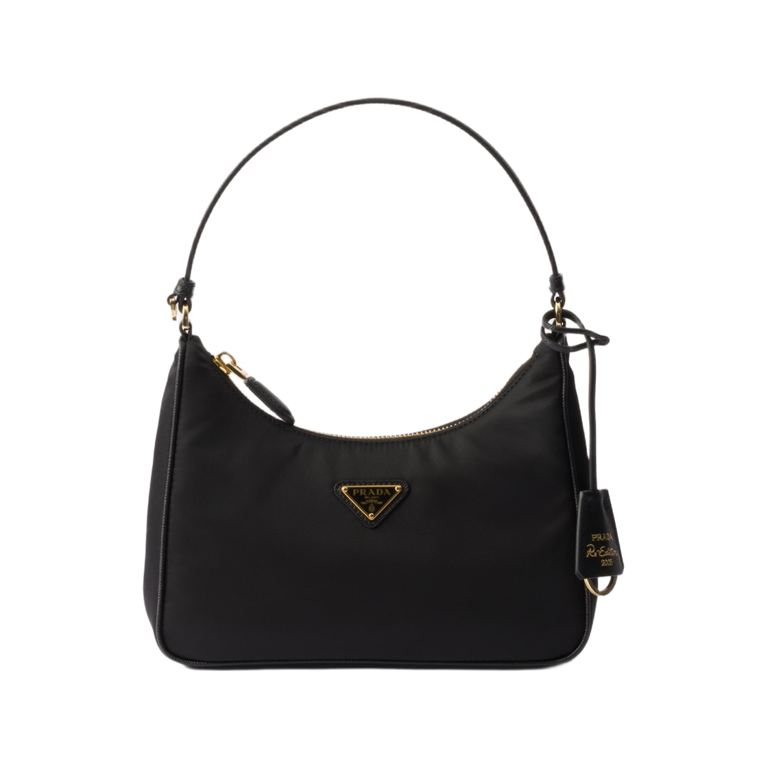 1N204M-R064-F0632 Prada Re-Edition 2005 Re-Nylon and Saffiano Mini Bag Black