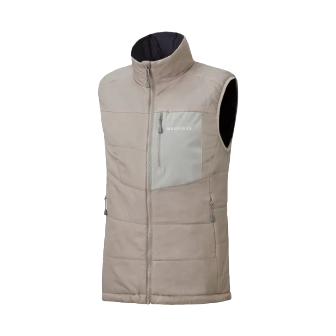 2301416 (W) Montbell Thermawrap Vest Light Gray