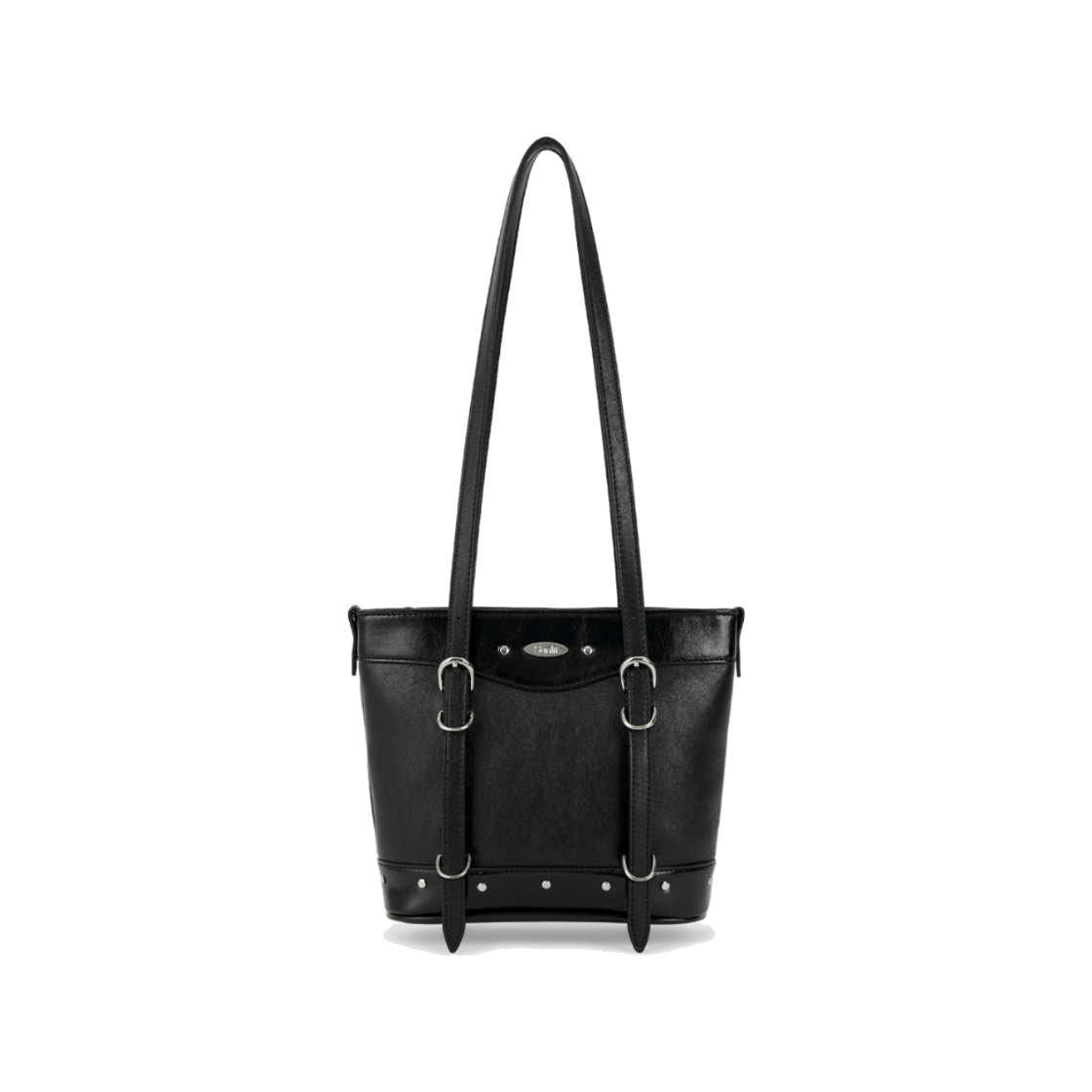 SFWBA2502 SUNLIT Rivet Bucket Bag Black