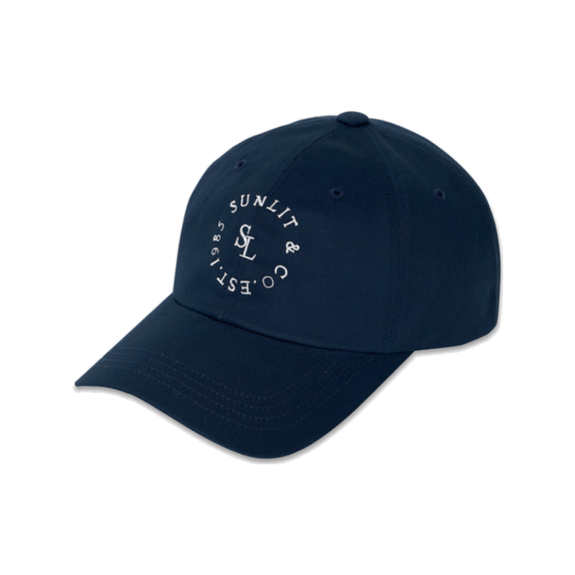 SSSCA2503 SUNLIT Lettering Ball Cap Navy