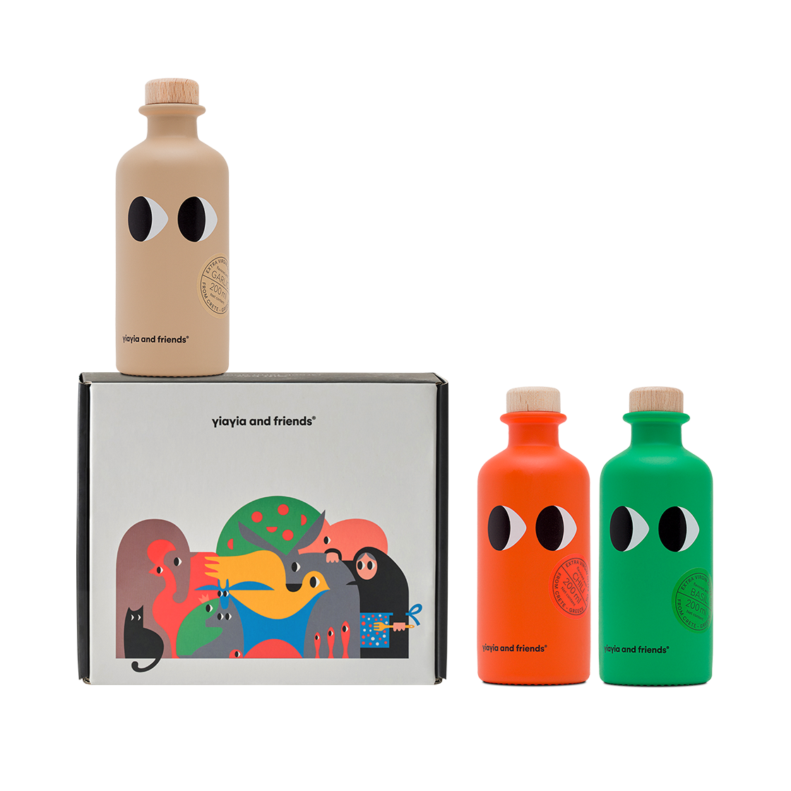 엑스트라 버진 올리브오일 3종 세트 Yiayia and friends Extra Virgin Olive Oil 3-Pack Set