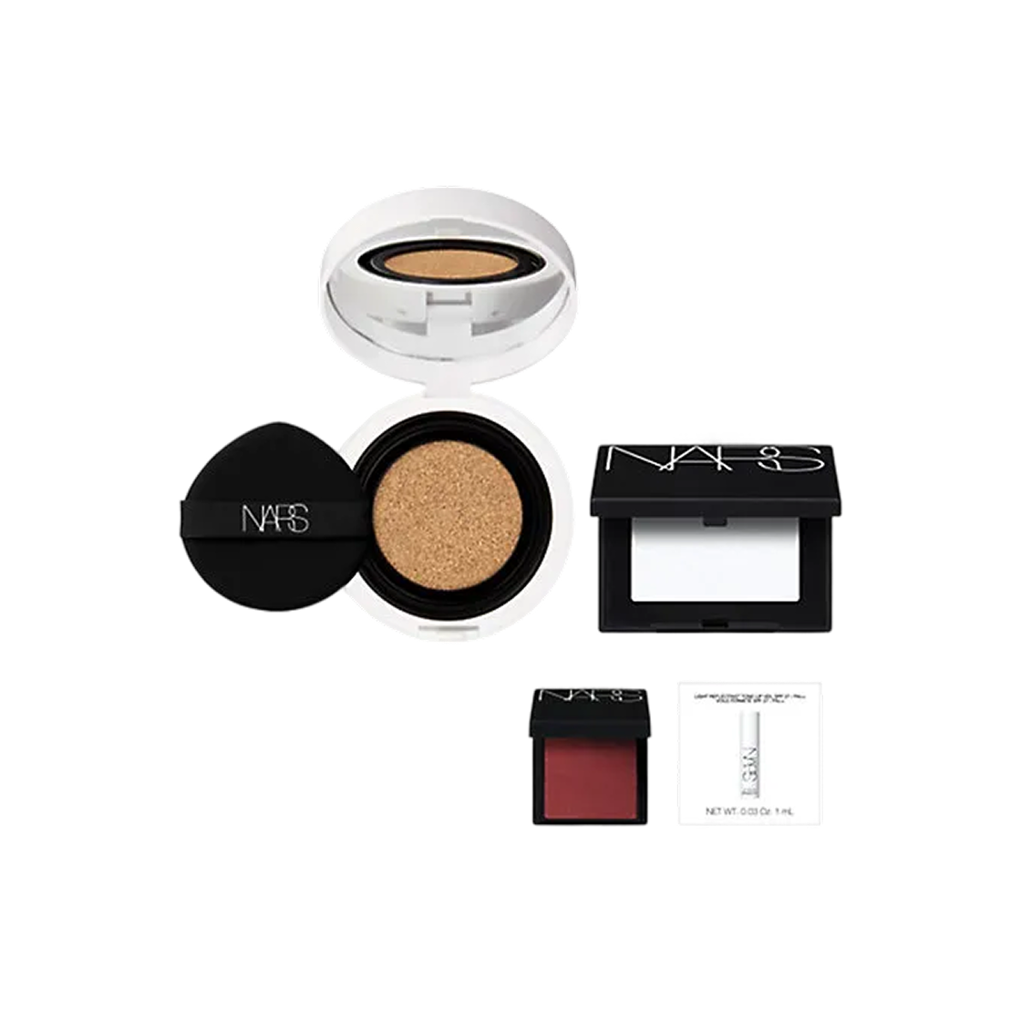 나스 라이트 리플렉팅 세럼 쿠션 & 미니 파우더 키트 03789 서울 리미티드 에디션(Nars Light Reflecting Serum Cushion & Mini Powder Kit 03789 Seoul Limited Edition)
