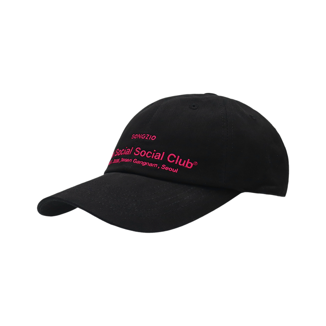 안티소셜소셜클럽 송지오 로고 볼캡 블랙(ASSC X Songzio Logo Ball Cap/Black)