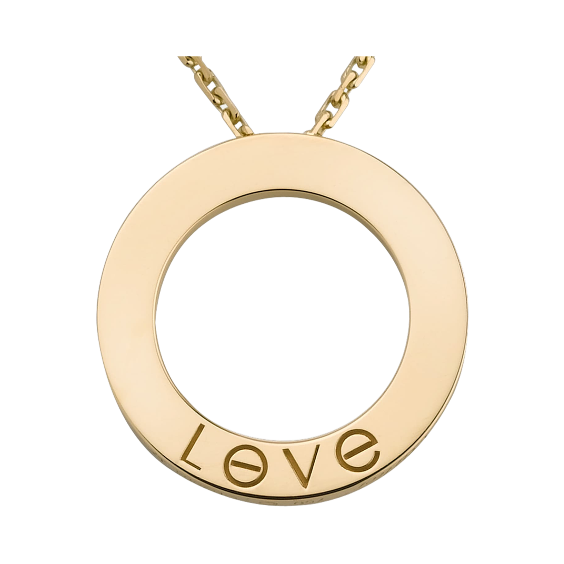 까르띠에 러브 펜던트 네클리스 옐로우 골드 다이아몬드(Cartier Love Pendant Necklace Yellow Gold Diamond) - 2