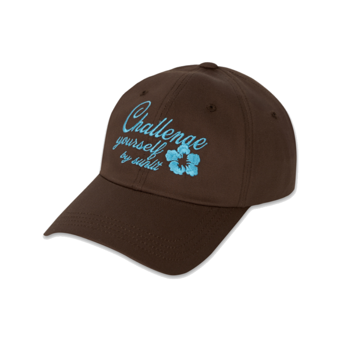 SSSCA2504 SUNLIT Challenge Logo Ball Cap Brown