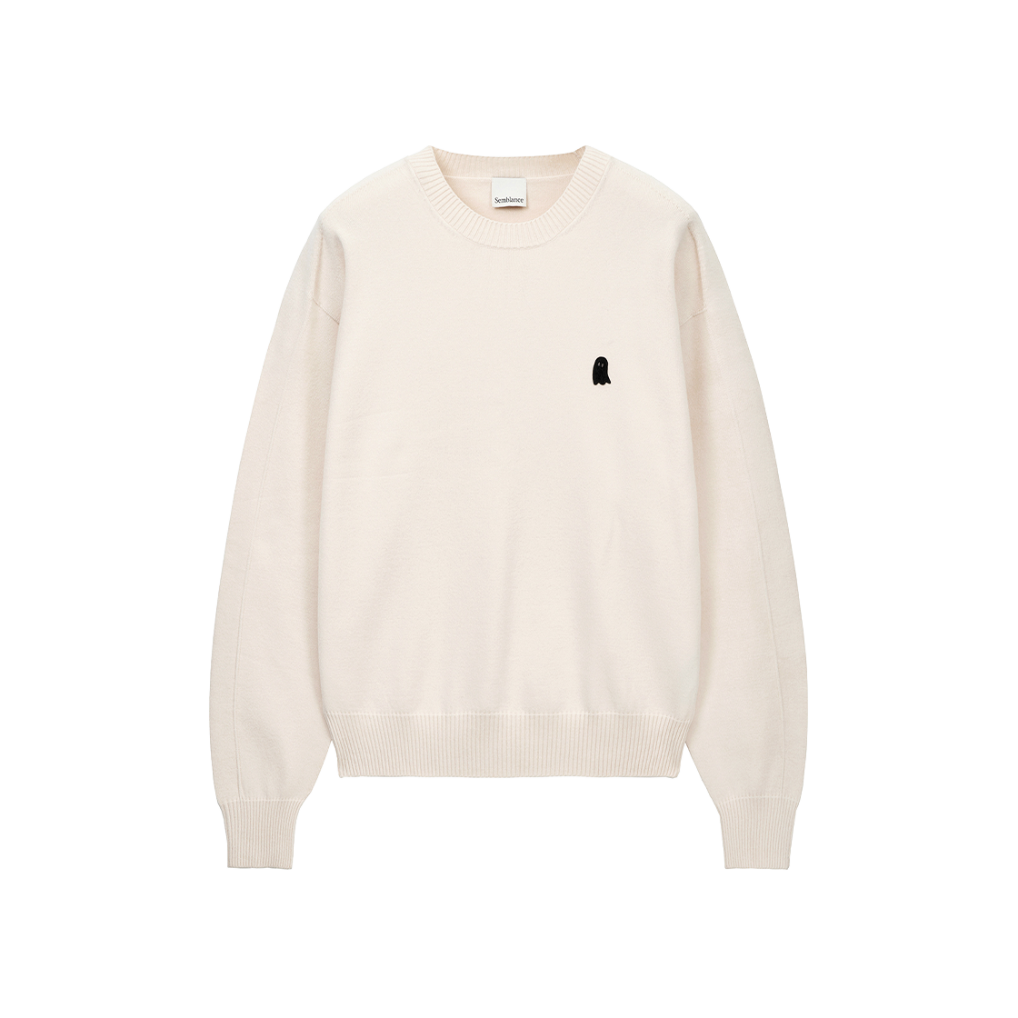 지오송지오 셈블런스 홀가먼트 크루넥 니트 크림 ZI2KT804CR