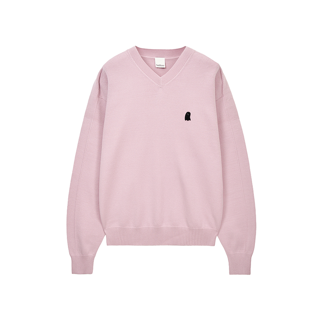 지오송지오 셈블런스 홀가먼트 브이넥 니트 라이트 핑크 ZI2KT809LP