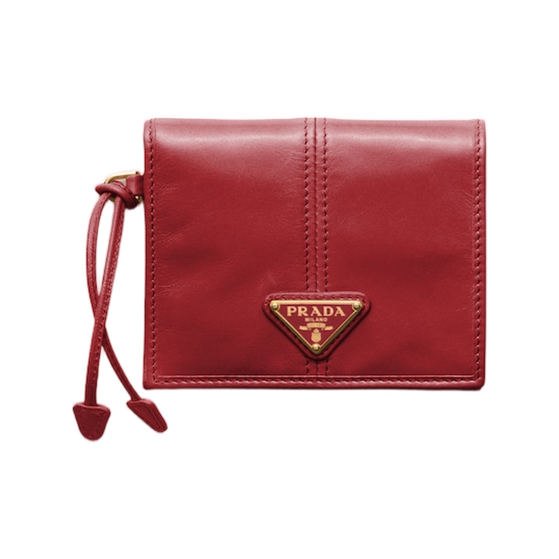 프라다 스몰 레더 월렛 레드(Prada Small Leather Wallet Red) - 1