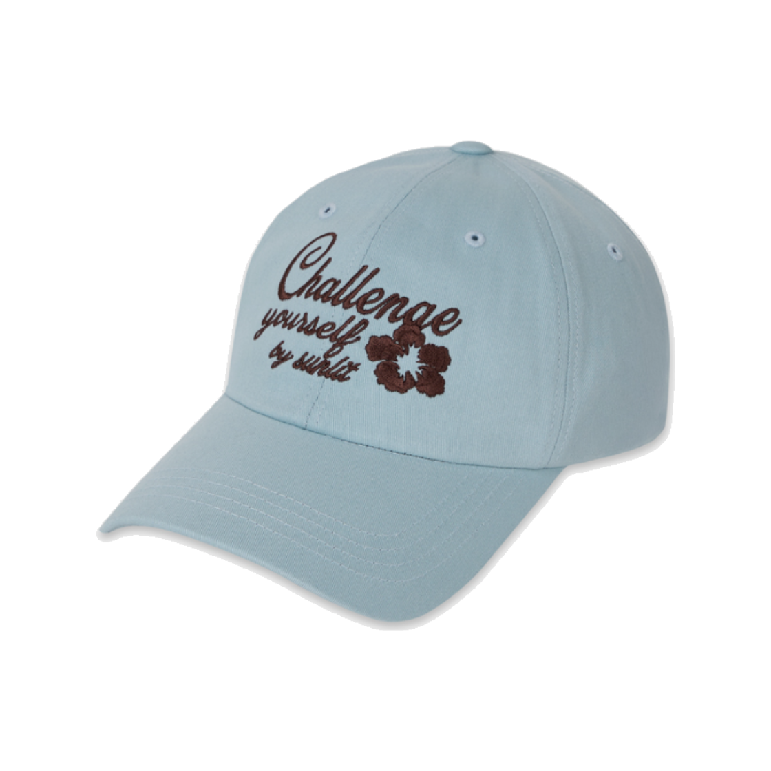 SSSCA2504 SUNLIT Challenge Logo Ball Cap Sky Blue