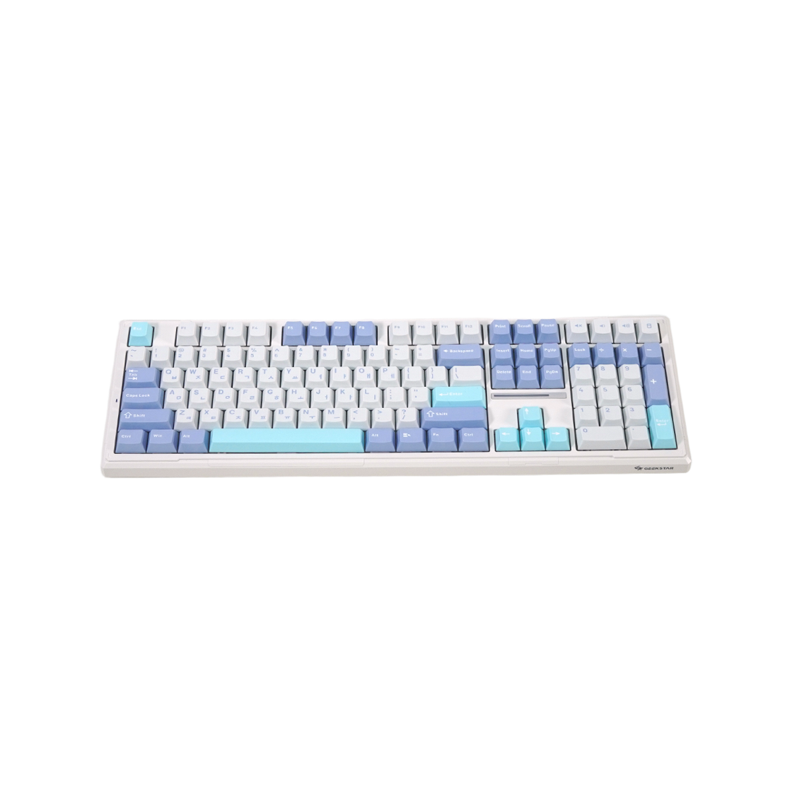 긱스타 GKG108AQ 유무선 기계식 키보드 풀배열 리니어 게이밍 사무용 아쿠아축(Geekstar GKG108AQ Wireless Gasket Full-size Keyboard Aqua Linear) - 2