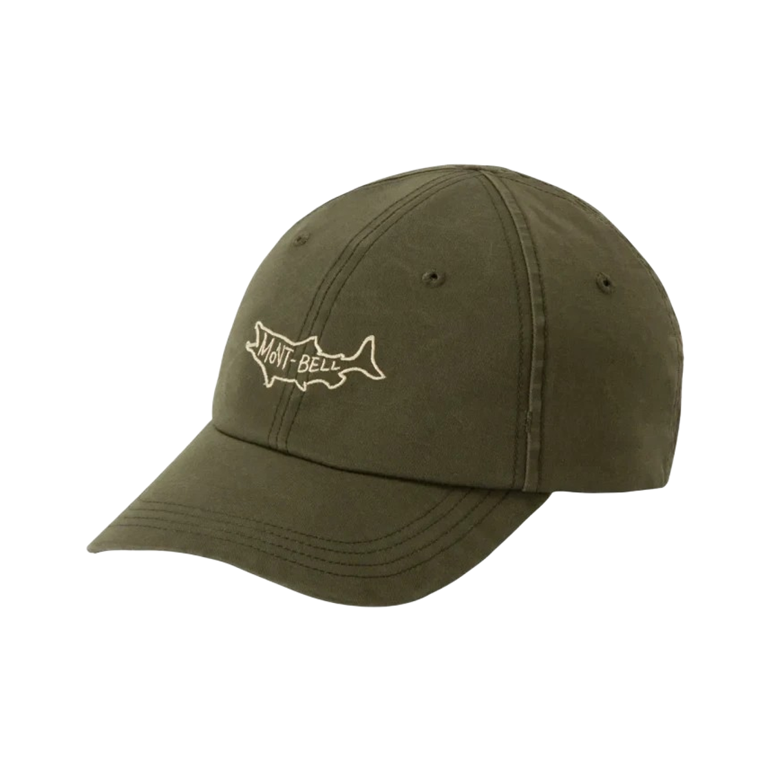 몽벨 워시드 아웃 스트레치 코튼 스무스 캡 #4 카키(Montbell Washed Out Stretch Cotton Smooth Cap #4 Khaki) - 1