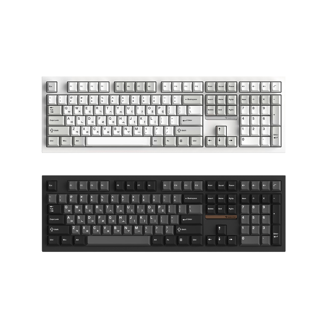 긱스타 GKG108R 유무선 저소음 기계식 키보드 풀배열 게이밍 사무용 가스켓 HMX 선셋(Geekstar GKG108R Wireless Gasket Full-size Keyboard HMX Sunset Silent) - 2