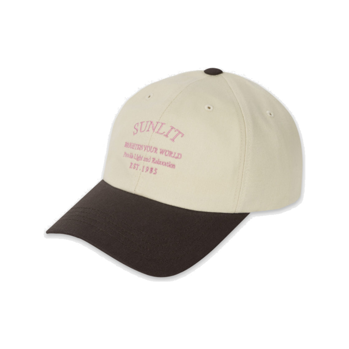 SSSCA2502 SUNLIT Heritage Logo Ball Cap Beige/Brown