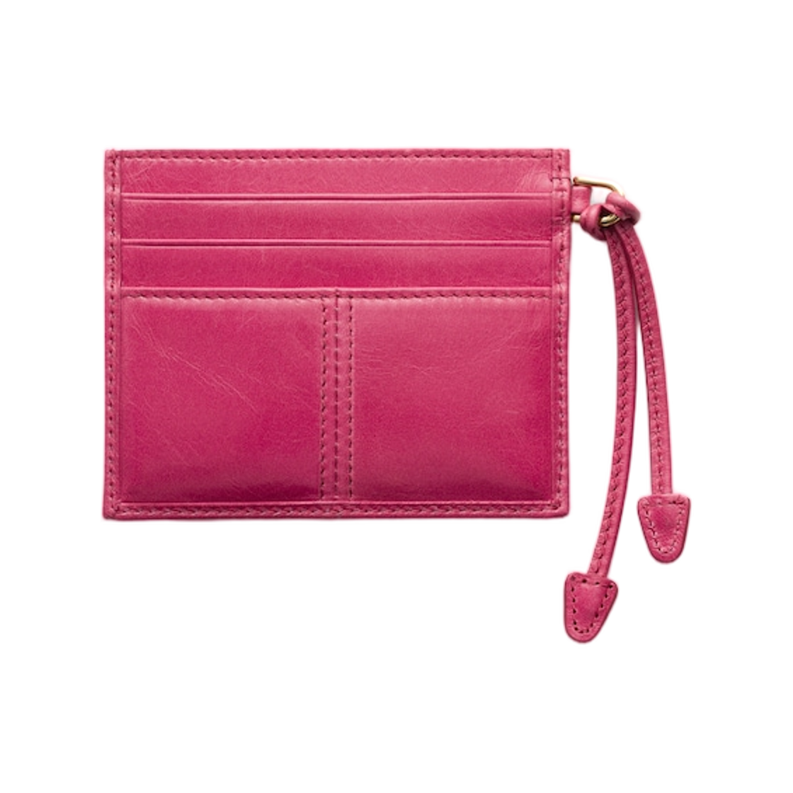프라다 레더 카드 홀더 피오니 핑크(Prada Leather Card Holder Peony Pink) - 2