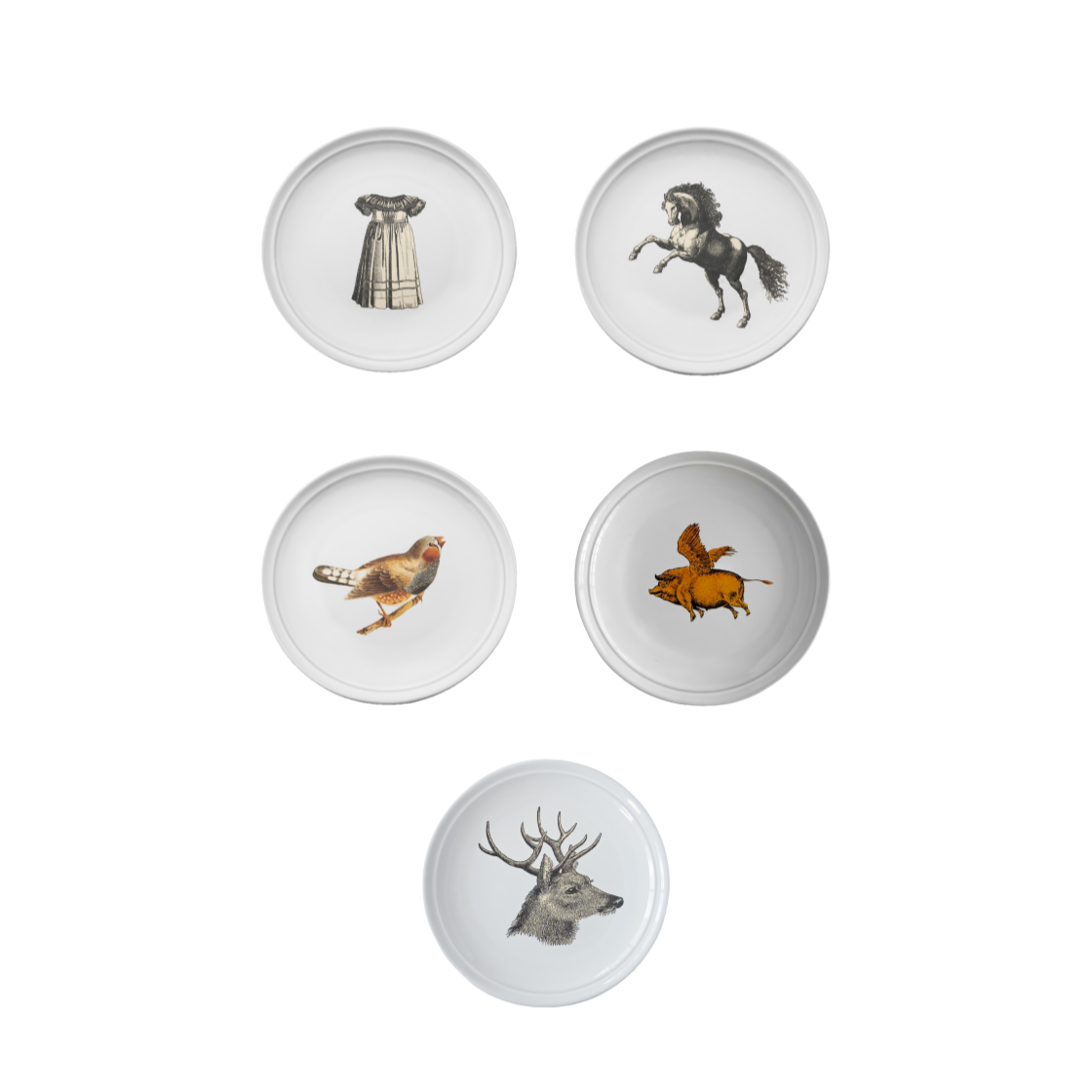 [3% 적립] 정희진도자기 라인원형앞접시 버전2 다크그레이([3% 적립] Jungheejin creamic Line Small Plate ver.2 Dark grayish white) - 1