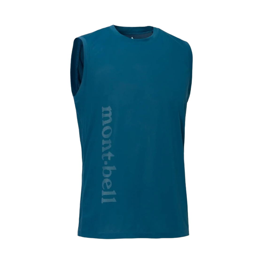 1114838 Montbell Cool Light Sleeveless Shirt Blue Green