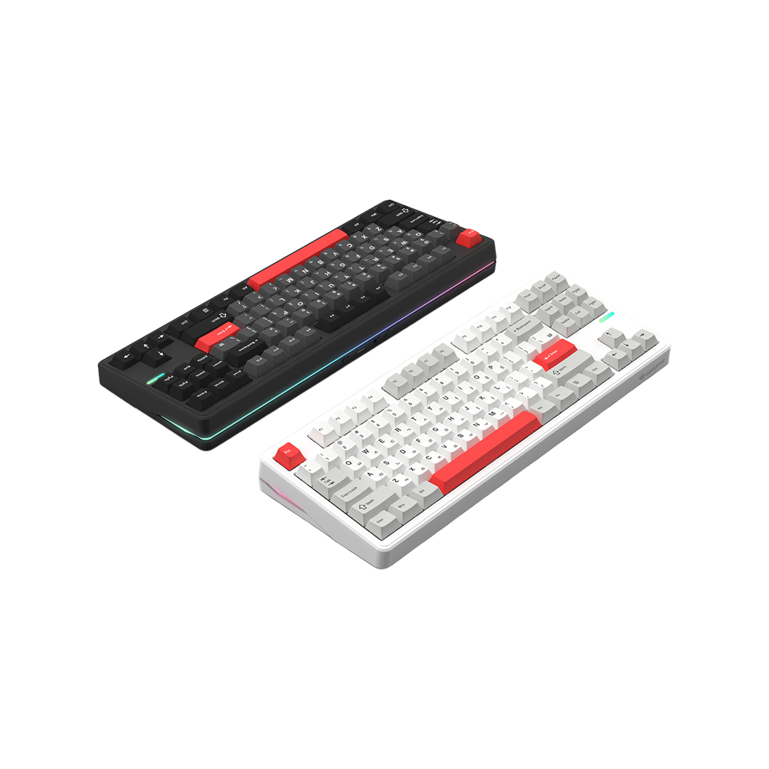 긱스타 GKG87R 유무선 저소음 기계식 키보드 텐키리스 게이밍 사무용 가스켓 HMX 선셋(Geekstar GKG87R Wireless Gasket TKL Keyboard HMX Sunset Silent) - 4