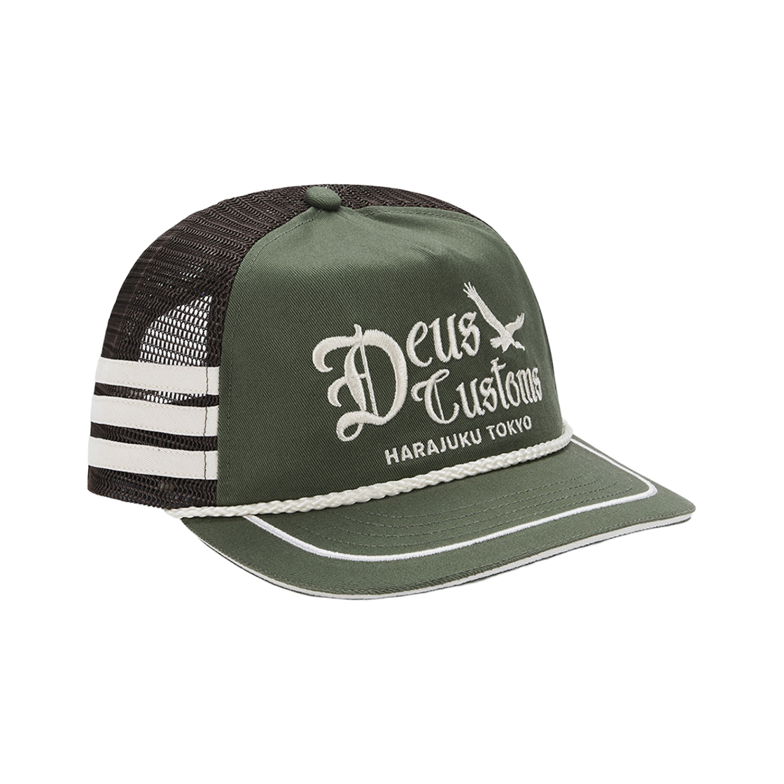 D261UHA335050 [6% 적립] Deus Ex Machina Beep-Beep Trucker Green