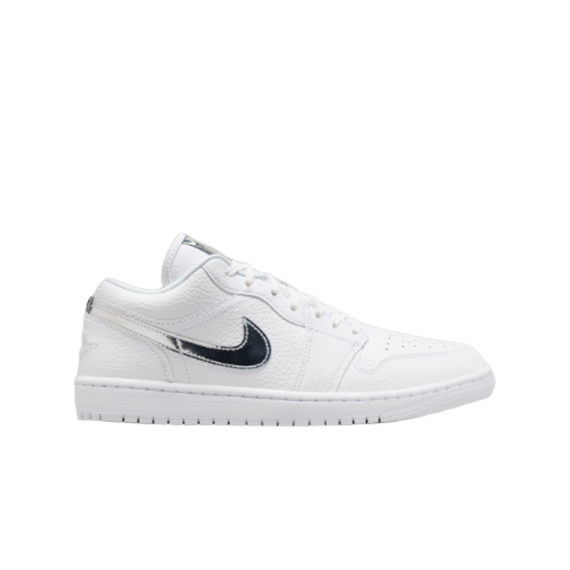 IQ9381-100 (W) Jordan 1 Low SE White Metallic Silver