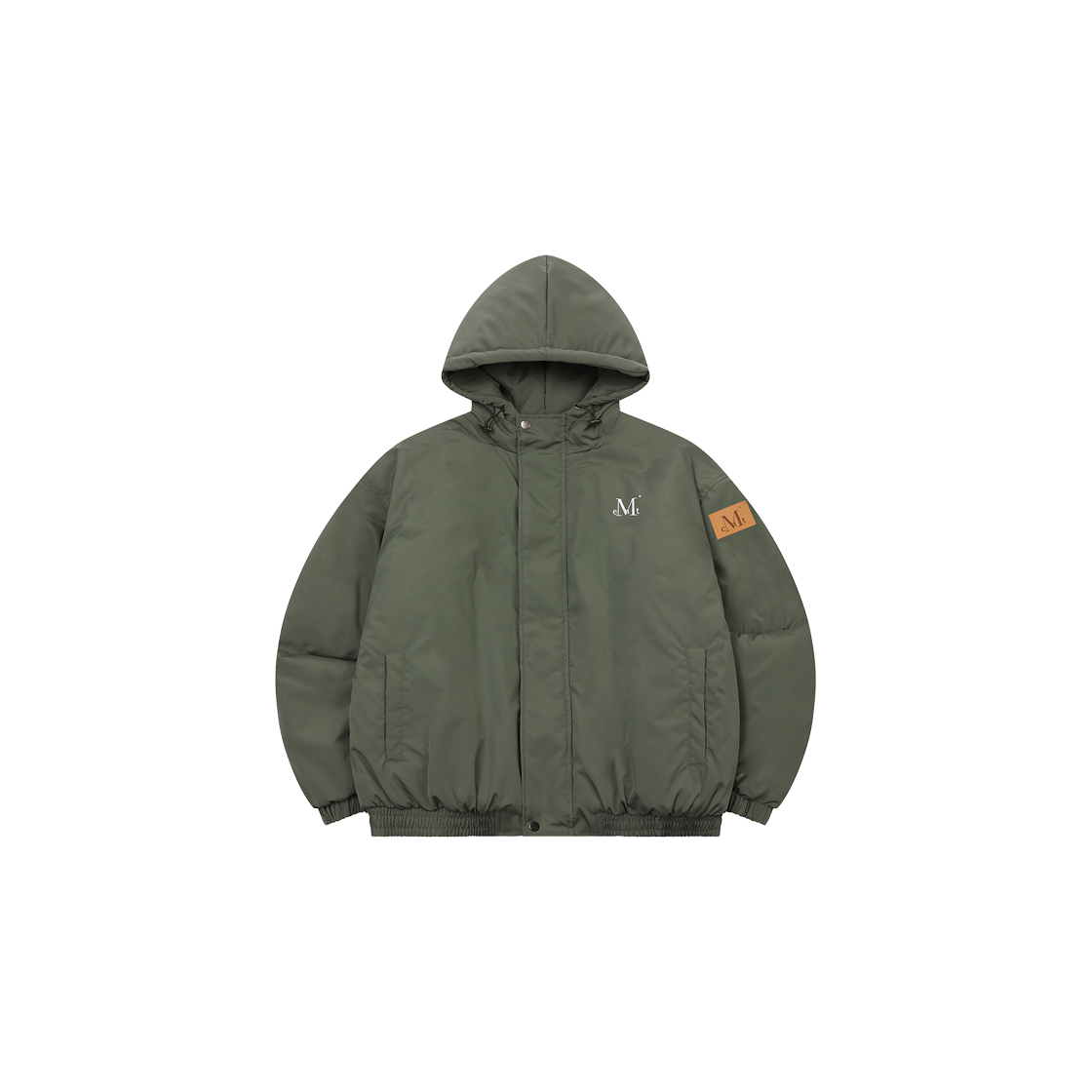 무센트 브론트 헤비쉘 후드 패딩 자켓 남녀공용 (3컬러) 카키(MUCENT Bront Heavy Shell Hood Padding Unisex Khaki)
