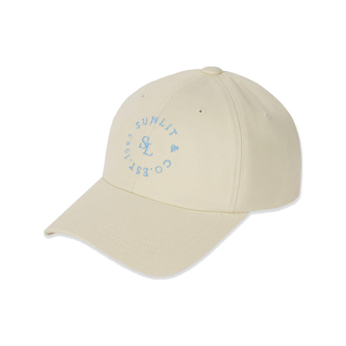SSSCA2503 SUNLIT Lettering Ball Cap Ivory