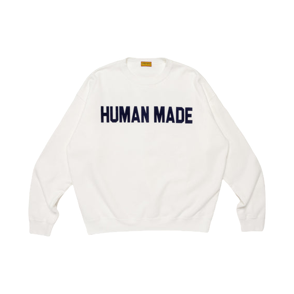 휴먼 메이드 와이드 스웨트셔츠 화이트