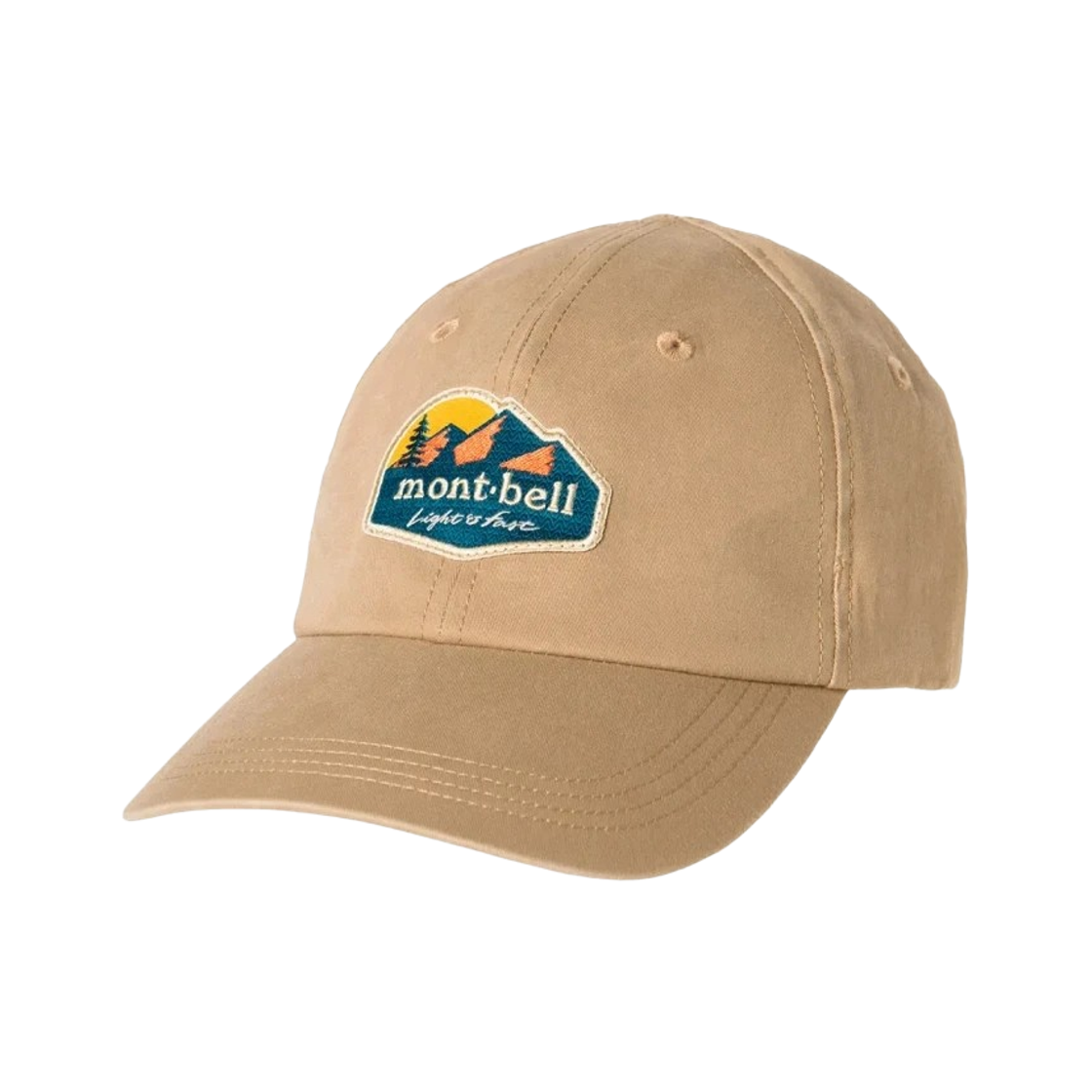 2108209 Montbell Washed Out Stretch Cotton Smooth Cap #9 Tan