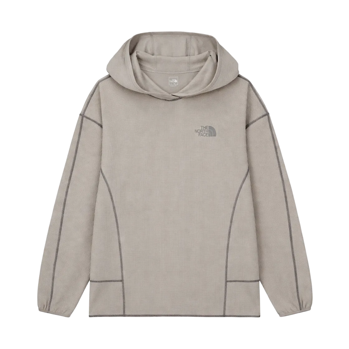 NT7TR52B The North Face Serra L/S Hoodie Grayish Beige - 26SS