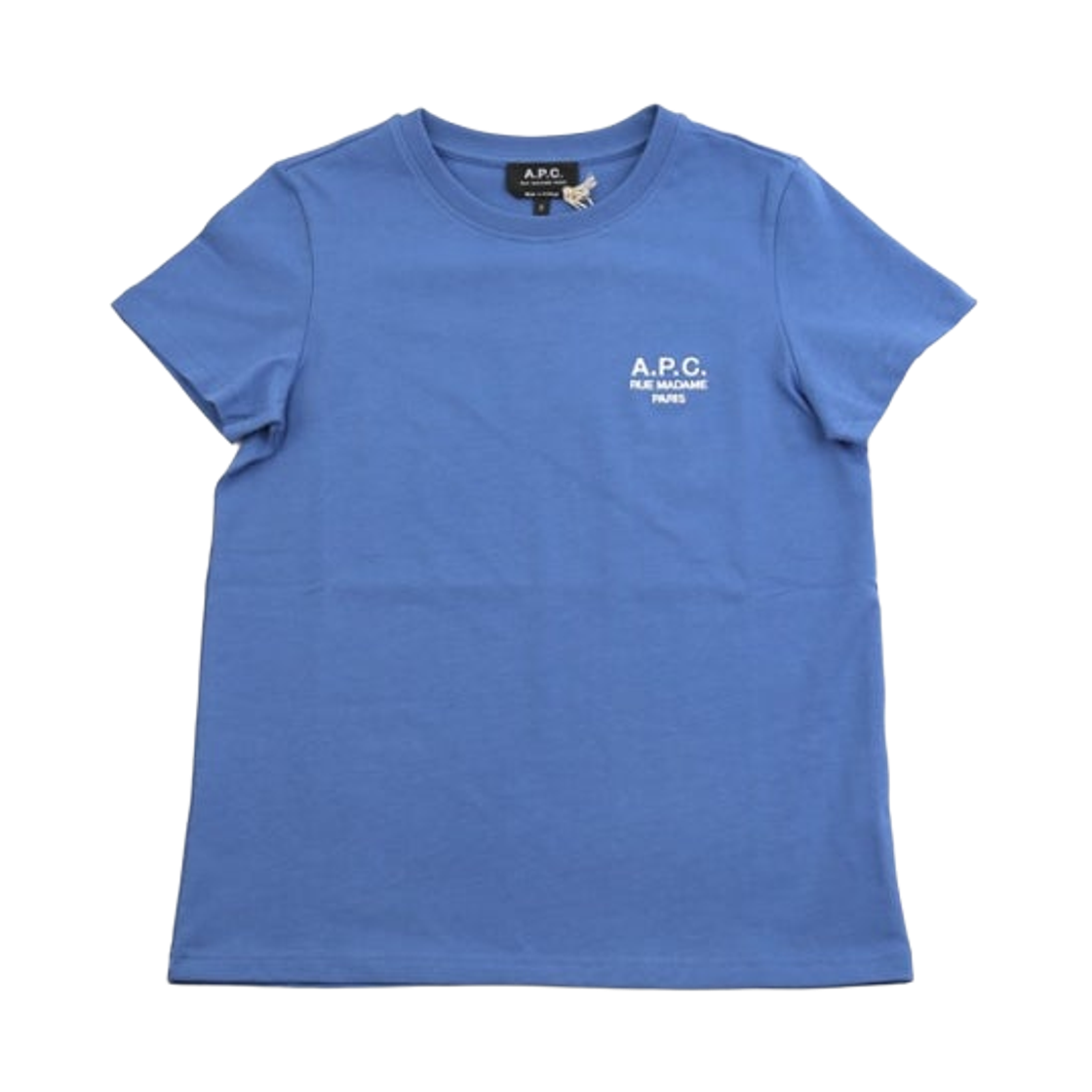 (W) 아페쎄 데니스 로고 티셔츠 다크 블루((W) A.P.C. Denise Logo T-Shirt Dark Blue) - 1