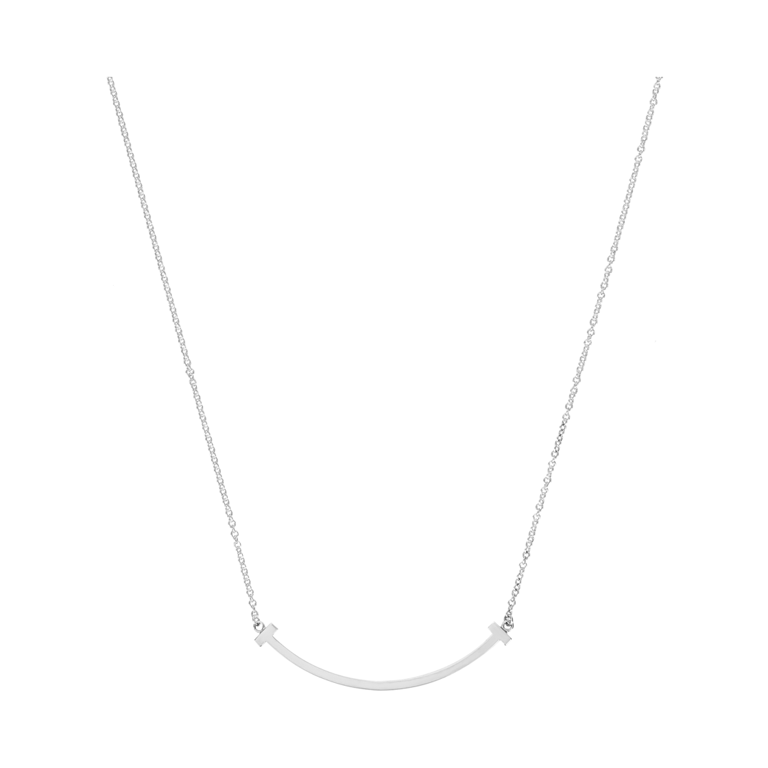 티파니 앤 코 티파니 T 스마일 펜던트 스몰 화이트 골드(Tiffany & Co. Tiffany T Smile Pendant Small White Gold)