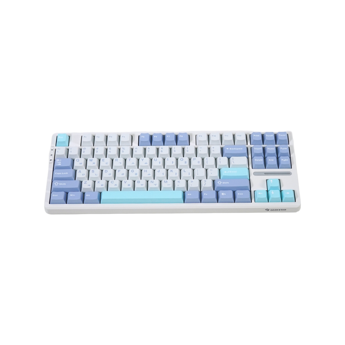 긱스타 GKG87SS 유무선 기계식 키보드 텐키리스 가스켓 리니어 게이밍 사무용 저소음 바다소금축(Geekstar GKG87SS Wireless Gasket TKL Keyboard Silent Sea Salt Linear) - 2