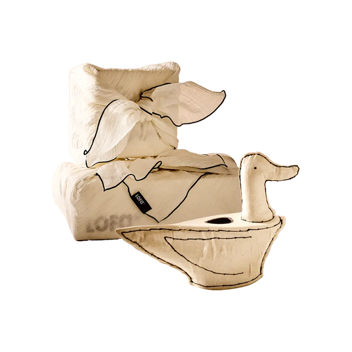 [3% 적립] 로파서울 정소혜작가 기러기 원앙 화병([3% 적립] LOFA SEOUL Jeong Sohye – Goose and Mandarin Duck Ceramic Vase)