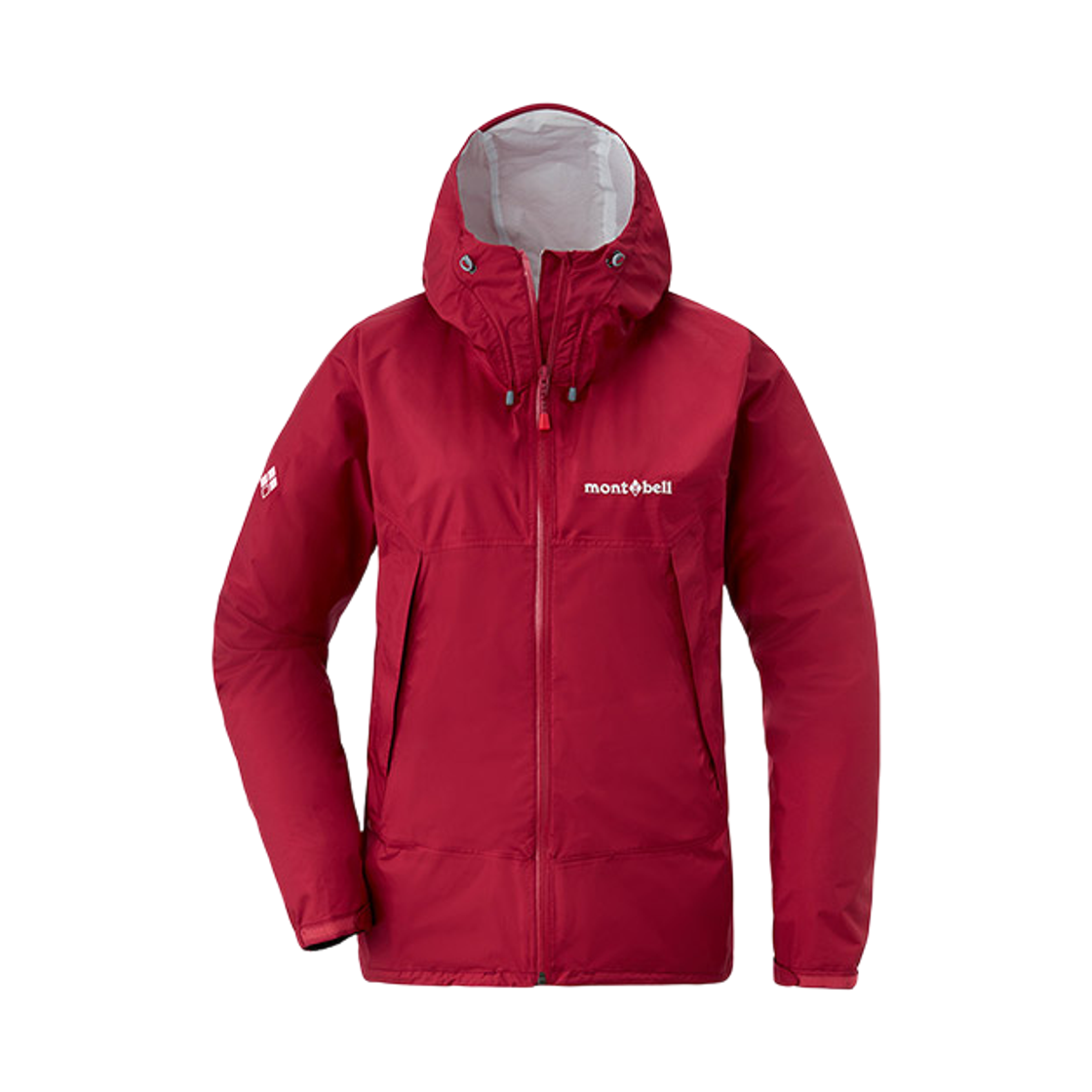 2328248 (W) Montbell Rain Hiker Jacket Cherry Red