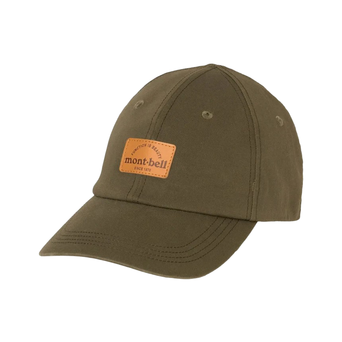 2108208 Montbell Washed Out Stretch Cotton Smooth Cap #8 Khaki