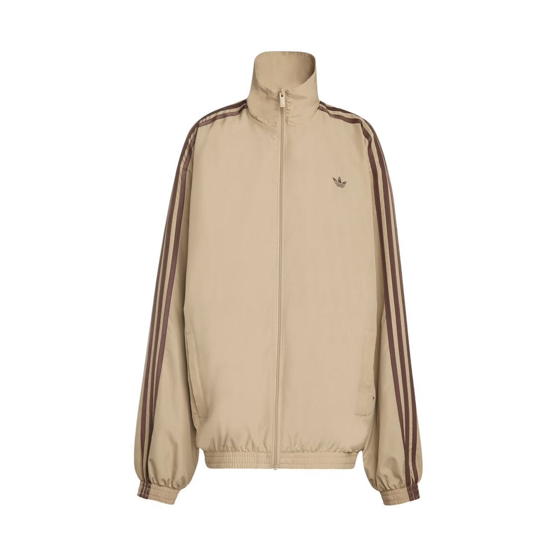 (W) 아디다스 오리지널스 파이어버드 아딜레늄 트랙 탑 스톤 카키 어스 스트라타 - KR 사이즈((W) Adidas Originals Firebird Adilenium Track Top Stone Khaki Earth Strata - KR Sizing)