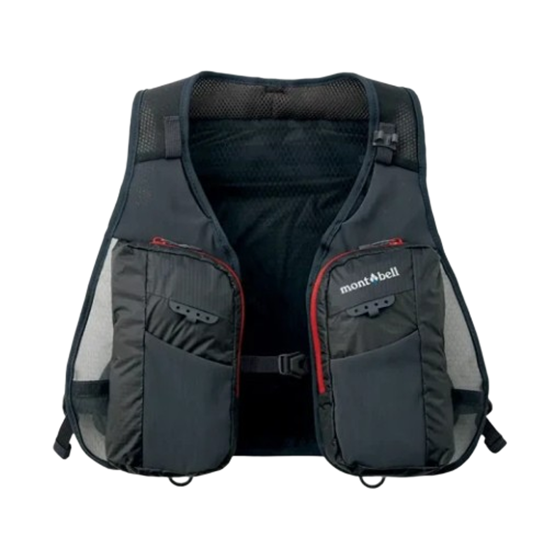 1126196 Montbell Light Angler Vest Gunmetal