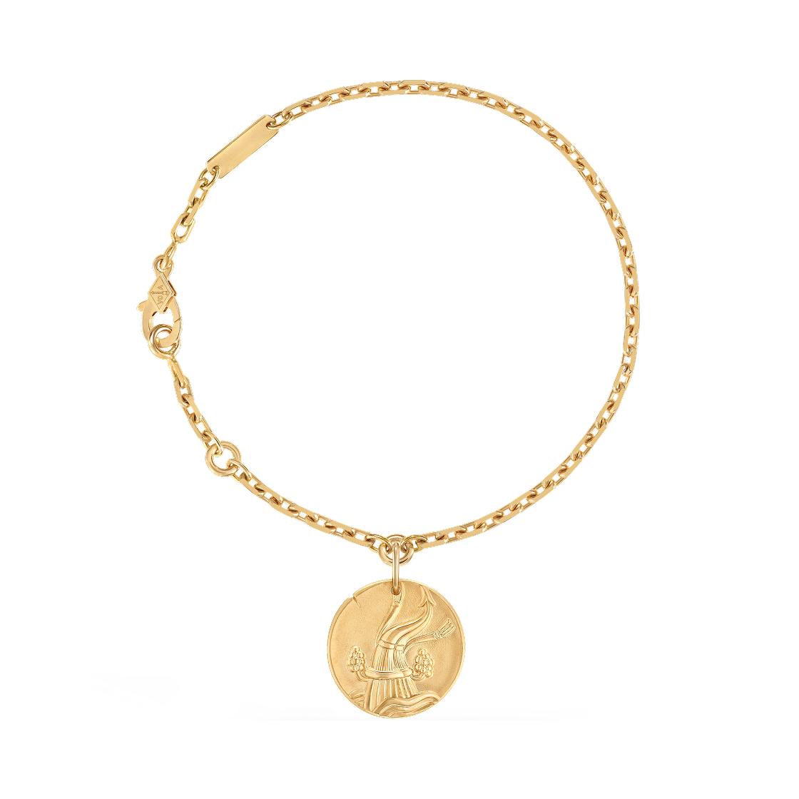 반 클리프 & 아펠 조디악 브레이슬릿 물병자리 아쿠아리어스 18K 옐로우 골드(Van Cleef & Arpels Zodiaque Bracelet Aquarii Aquarius 18K Yellow Gold) - 1