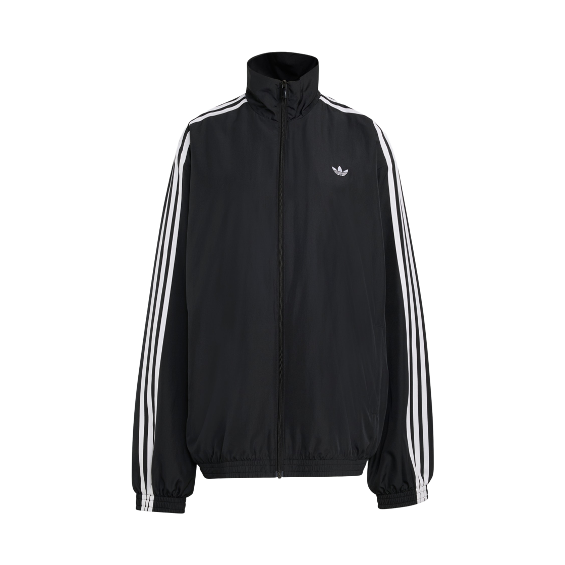 (W) 아디다스 오리지널스 파이어버드 아딜레늄 트랙 탑 블랙 화이트 - KR 사이즈((W) Adidas Originals Firebird Adilenium Track Top Black White - KR Sizing)