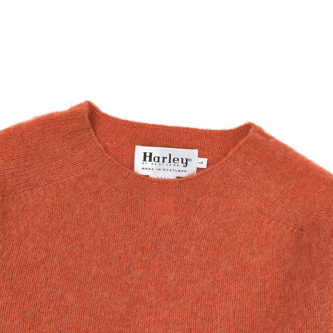 할리 오브 스코틀랜드 쉐기독 니트웨어 오렌지 필(Harley of scotland Shaggy Dog Knitwear Orange Peel) - 3