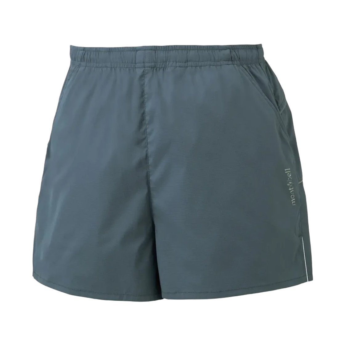 1105717 (W) Montbell Light Cross Runner Shorts Gray